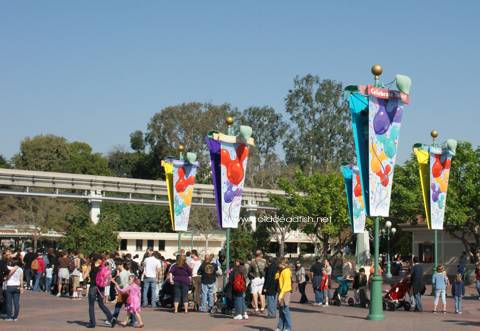 Disneyland Resort in Anaheim - February 1, 2009 merchandise and decor