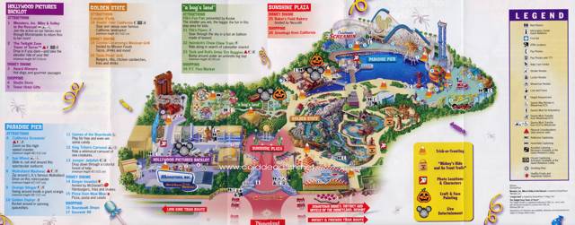 disneyland california map. disneyland california map of